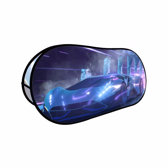 Weldon Publicidade Autônoma Banner Wind Breeze Cafe Barrier Metal Frame