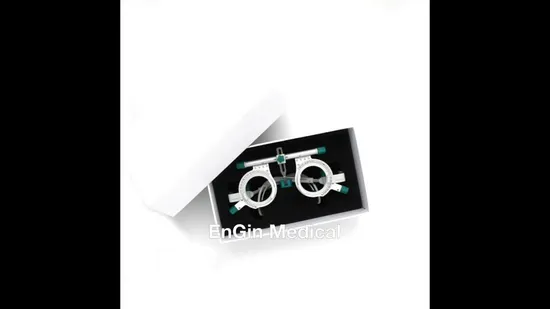 Quadro de teste óptico universal ajustável de titânio