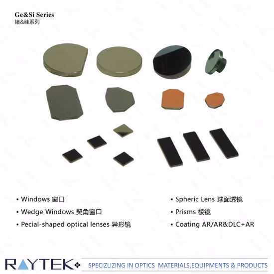 CVD Zns Windows/Lente Zns/Prismas Zns/Zns Dome/Zns Wedge Windows/Zns Pecial